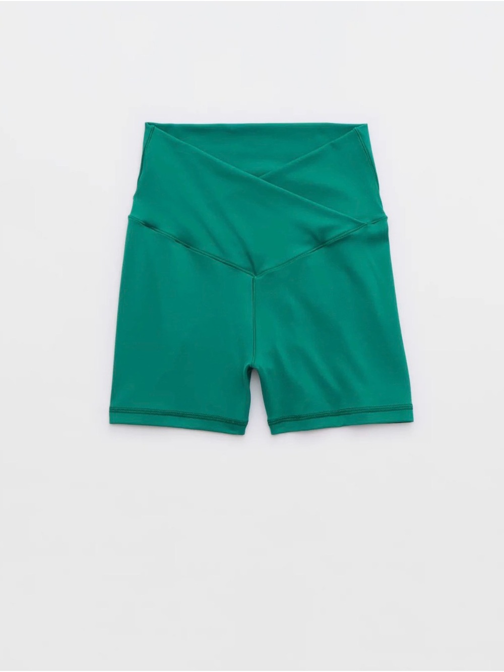 Aerie crossover waist 3" shorts